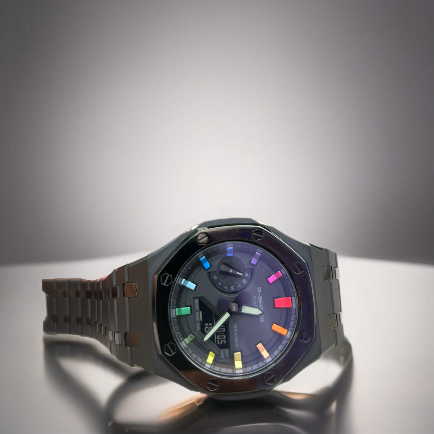 Rainbow Ring | Polished Stainless Steel Case