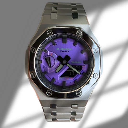 Purple Dial | Polished Stainless Steel Case